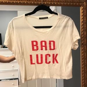 Bad luck crop top